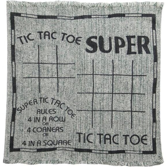 Home Jumbo Checkers, Giant 3-in-1 Checkers Game Rug Board Game Set, 2 Players - Picture 4 of 8